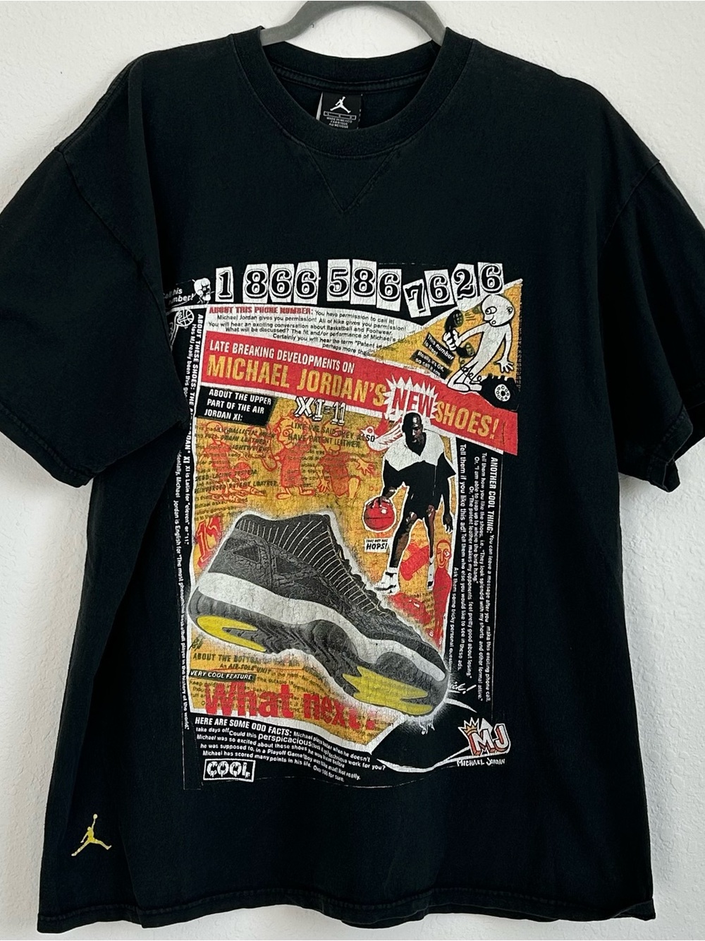 Vintage Micheal Jordan Nike Air Jordans Men’s Short Sleeve T-Shirt Graphic Tee